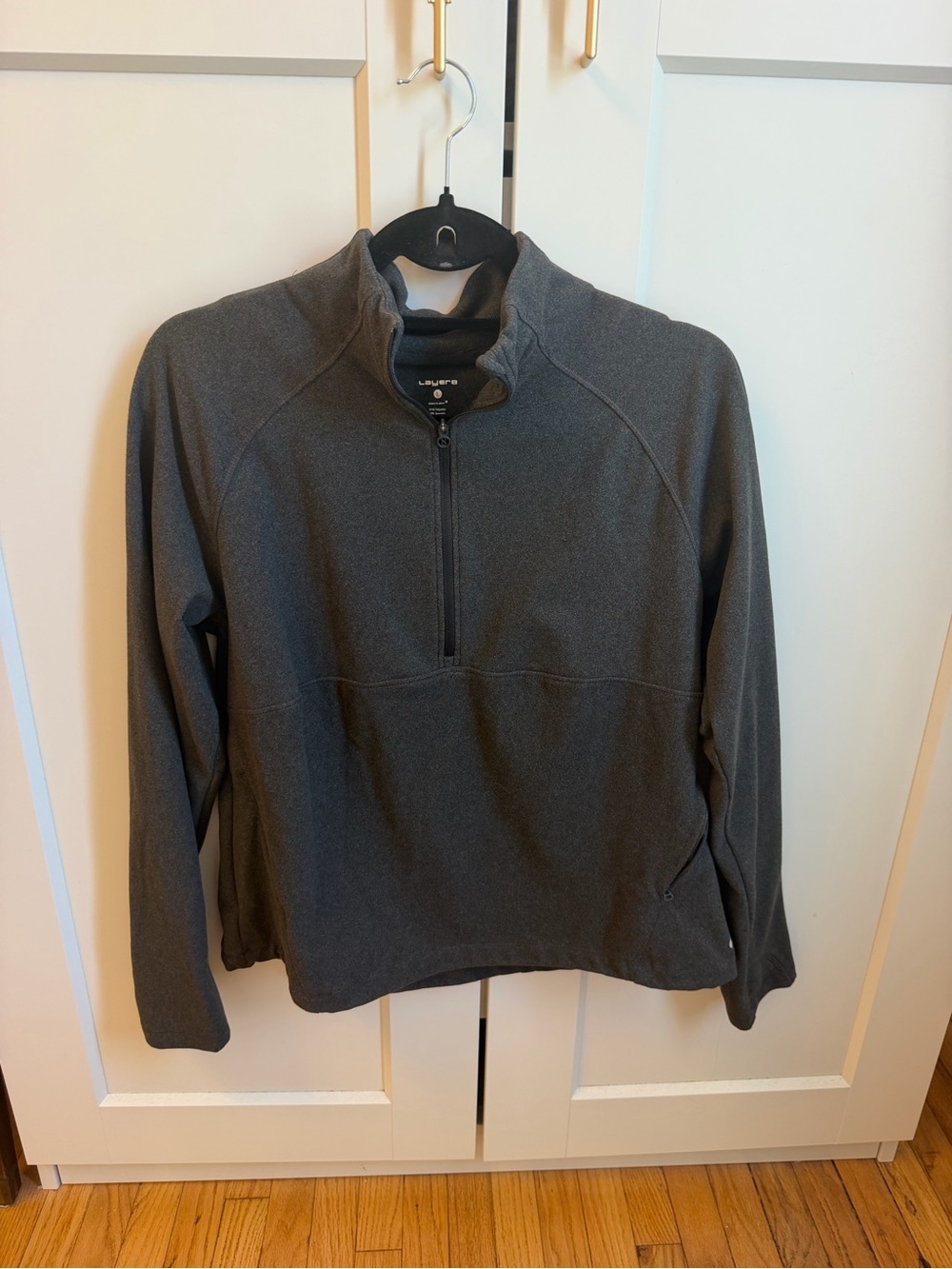 Layer 8 Dark Gray Half-Zip Performance Pullover